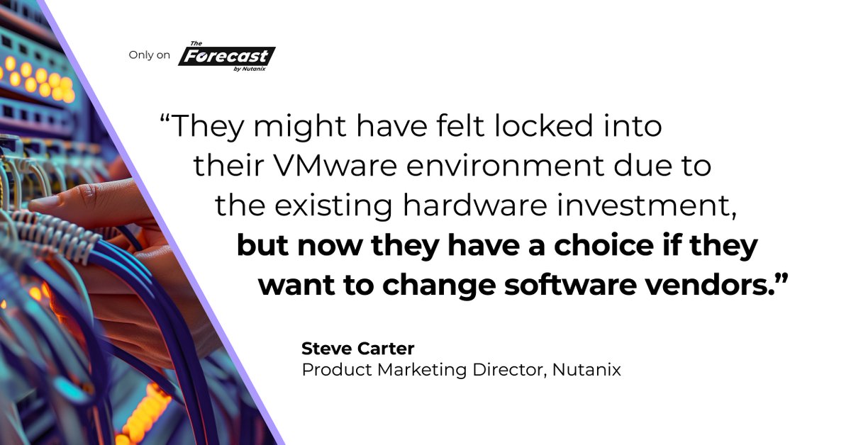 fsciaccaluga's tweet photo. Con Nutanix, no estás limitado. Descubre cómo la opción de implementación alternativa de Nutanix permite a los equipos de TI reutilizar el hardware de servidor existente como parte de una plataforma híbrida multicloud conectada. https://t.co/cf38WWIJT4 https://t.co/bc13jLlojS
