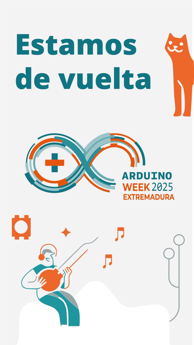 EPCC_Unex's tweet image. ¡Del 7 al 11 de abril celebramos la #ArduinoWeekExtremadura2025 con actividades, talleres y mucho más! 🤖📅

📍 El evento central será el miércoles 9 de abril en la EPCC.

No te pierdas nada de la programación en Cáceres, consúltala aquí 👉 bit.ly/4hSJ4GA