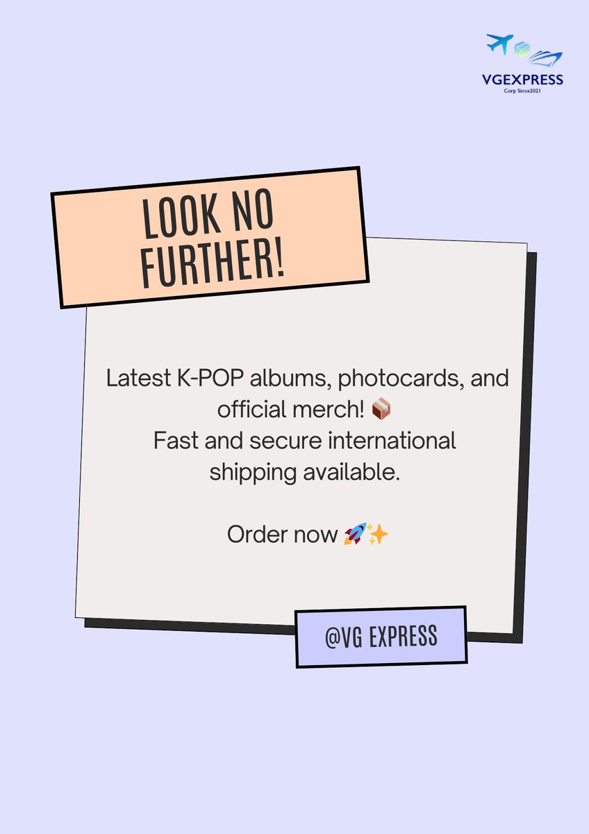 GraceRental's tweet photo. #vgexpress
K-POP without borders! 🎶🌎 Get exclusive albums and merch shipped to you—fast, safe, and hassle-free! 🚀📦
̵ Free warehouse
♡̵ low fee
♡̵ unboxing & repackaging
♡̵ Promptly and accurately
♡̵ 24/7 Friendly communication
DM or message me 💌🤍
#CaratBong https://t.co/QOBRSMrzis