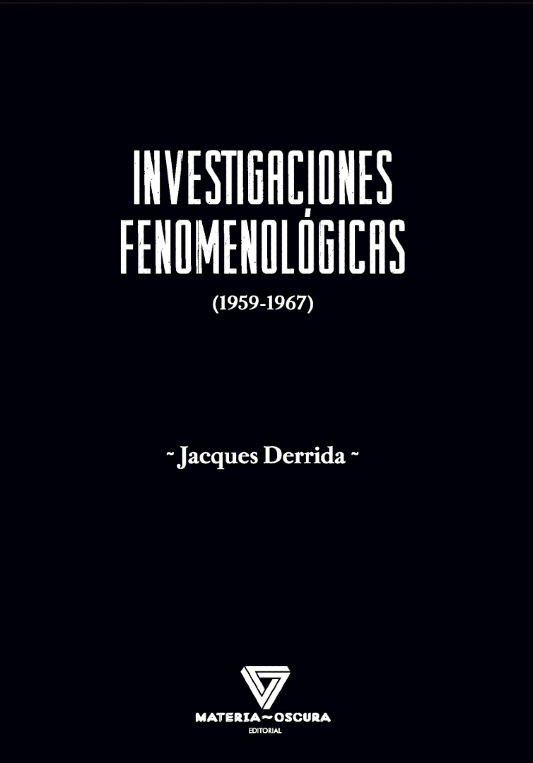 Traficantes de Sueños (@traficantes2010) on Twitter photo #Novedad <a href="/MA_OS_Editorial/">Materia Oscura</a>
La historia del ser, del pensamiento del ser, no se agotaría en esta clausura. La metafísica no sería más que una época de esta historia (un periodo de retirada y de suspensión necesaria que será seguida de otra época).
acortar.link/mhE2D2 #Novedad <a href="/MA_OS_Editorial/">Materia Oscura</a>
La historia del ser, del pensamiento del ser, no se agotaría en esta clausura. La metafísica no sería más que una época de esta historia (un periodo de retirada y de suspensión necesaria que será seguida de otra época).
acortar.link/mhE2D2