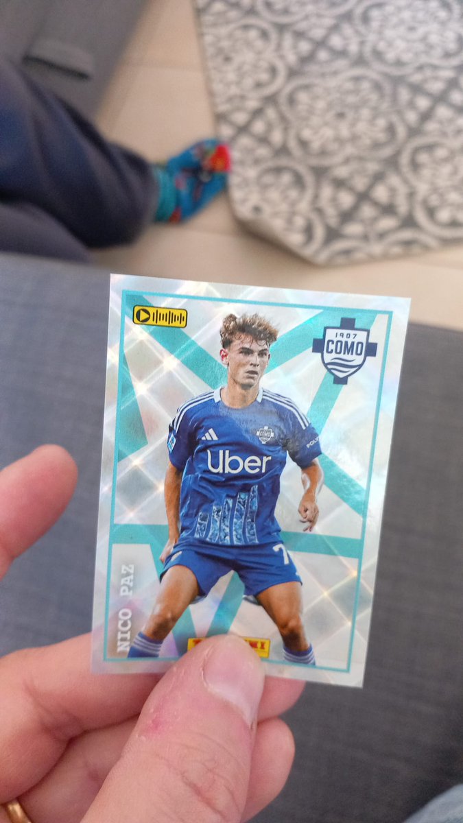 DinamoBabel's tweet photo. Wee lad has clear ideas: "I am born in Como, therefore I support Como". Thanks to my inlaws we started the Serie A sticker album. And yesterday he was over the moon for finding Nico Paz.
#supportyourlocalfootballclub https://t.co/9ccoKdC3iF