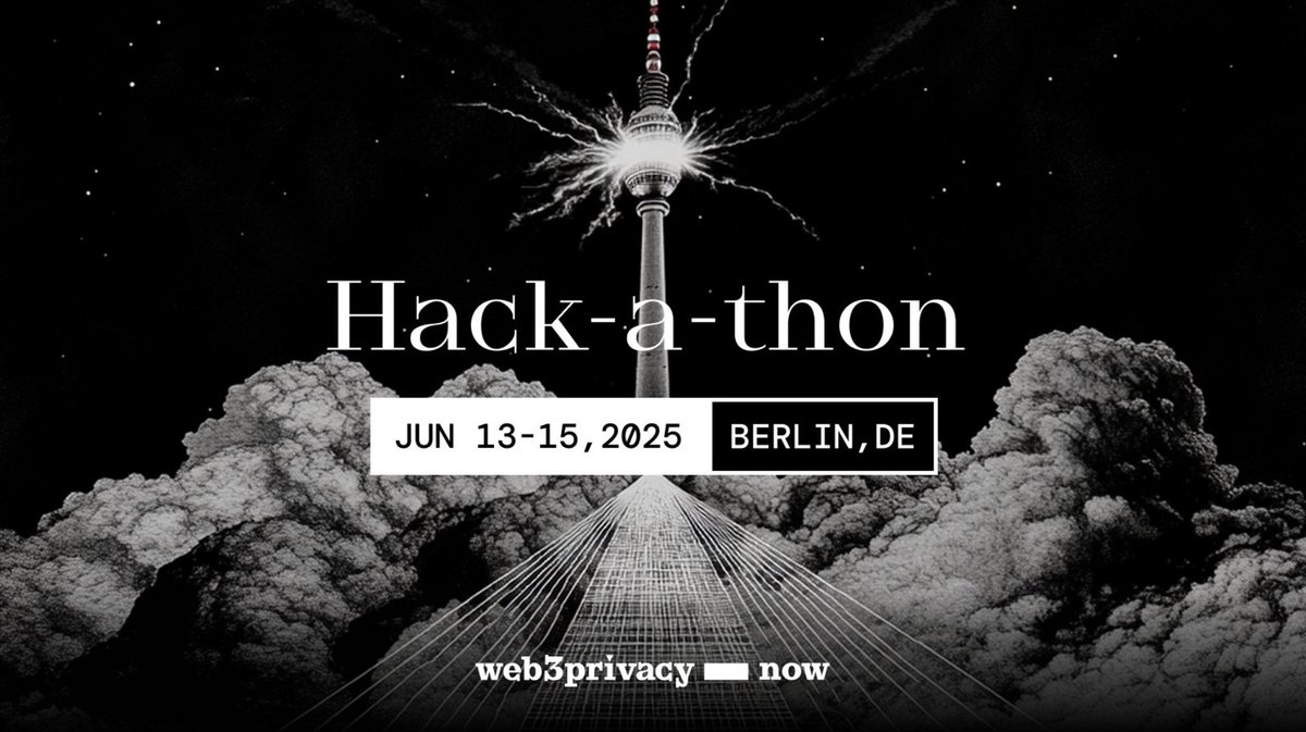 CYPHERPUNKS_CREATE_FREEDOM
A three-day, in-person #hackathon focusing on first principles, usability, and real-world impact. 

> Protocol agnostic approach
> Veteran, Independent mentors
> Interdisciplinary collaboration

Info / Apply: hackathon.web3privacy.info