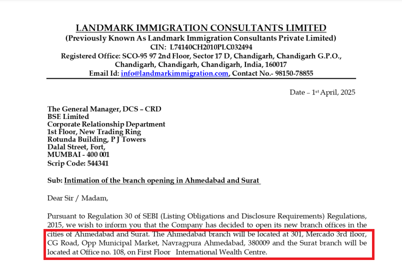 sachprat07's tweet image. #SME #LICL
Landmark Immigration Consultants

👉3 new offices in Ahmedabad, Surat, Delhi by April
👉Further plans for 7 offices, taking total to 22 (existing + new)
👉Canada share reduced ~50% &amp;amp; gained share in UK, Germany
👉Aims to gain market share in South India via acquisition