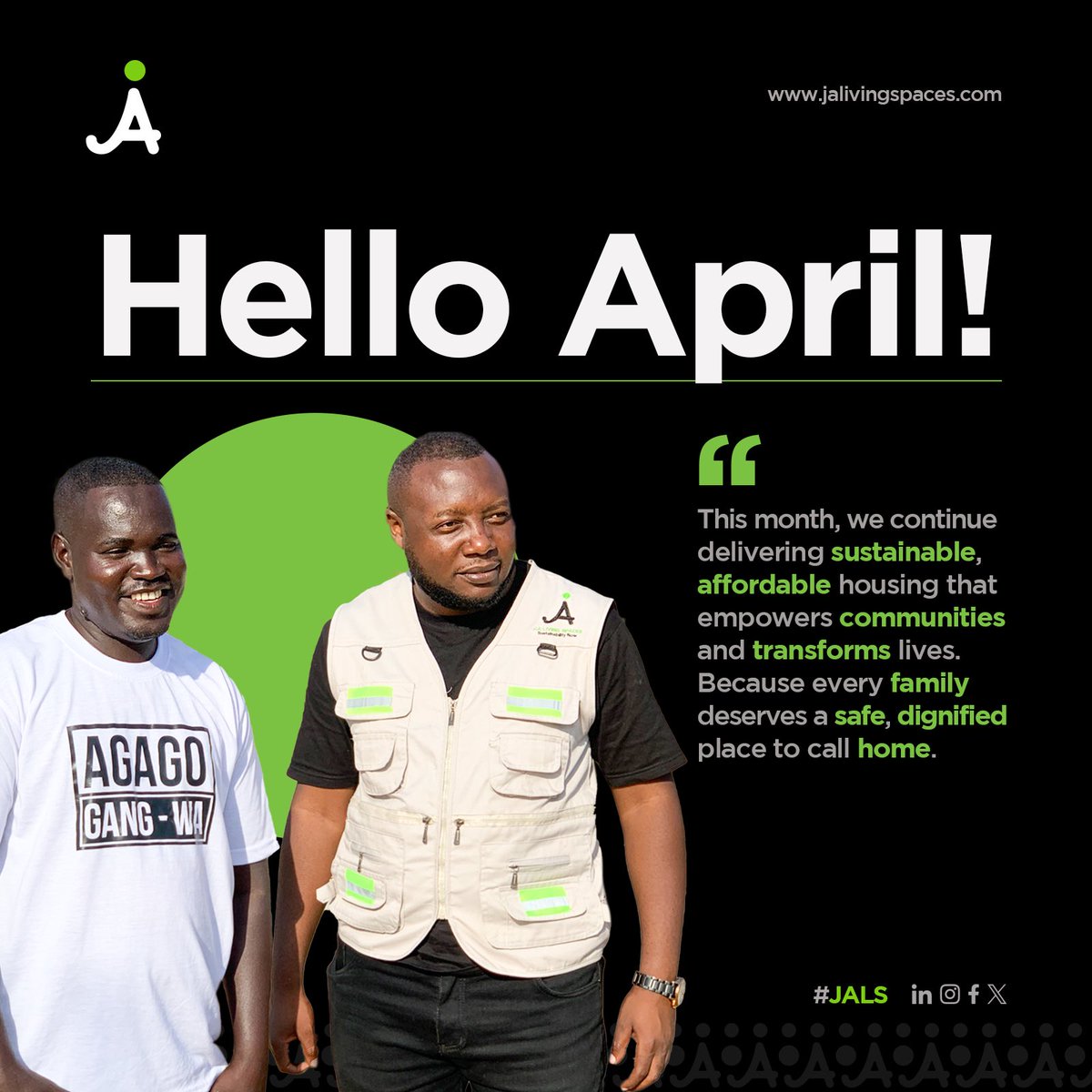 Happy New Month from all of us at JALS☘️

#April
#HappyNewMonth
#JALS