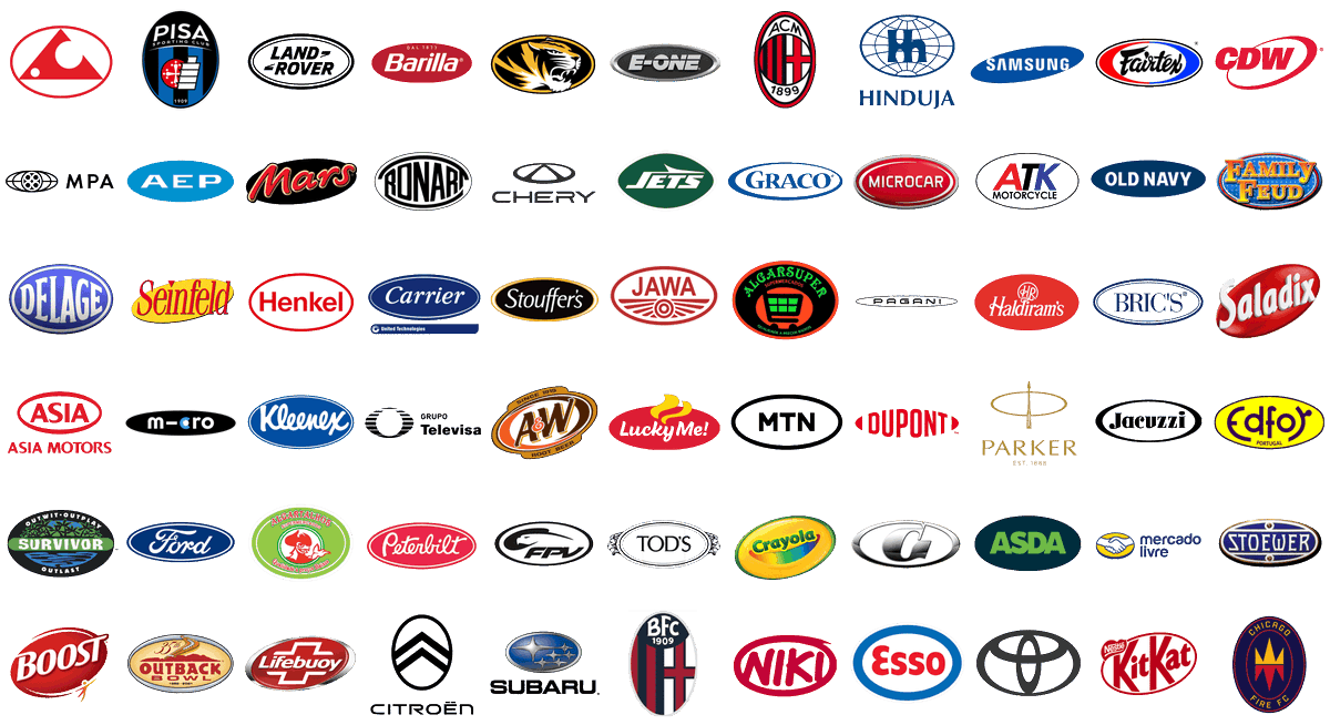 1000logos's tweet photo. Oval Logos: Smooth Shapes That Stand Out in Branding!  #logos #ACMilan #ASDA #ATK #Barilla #BolognaFC #Carrier #CDW #Ford #Greco #Henkel #Jacuzzi https://t.co/MyfYKXZsER