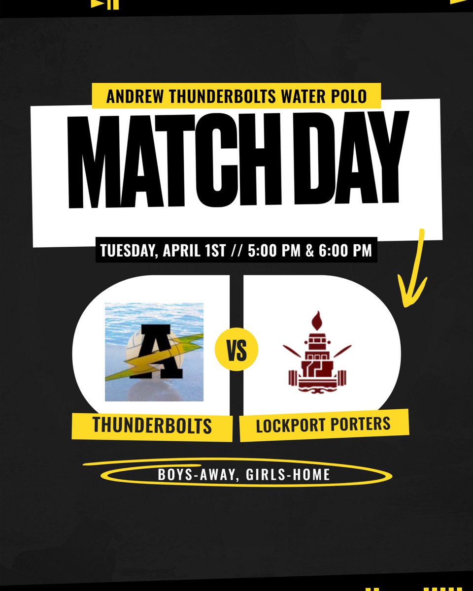 It’s a SWSC match for the ladies and gentlemen of <a href="/VJAGWP/">VJA Girls Water Polo</a> and <a href="/VJABWP/">VJA Boys Water Polo</a> vs the Porters, good luck