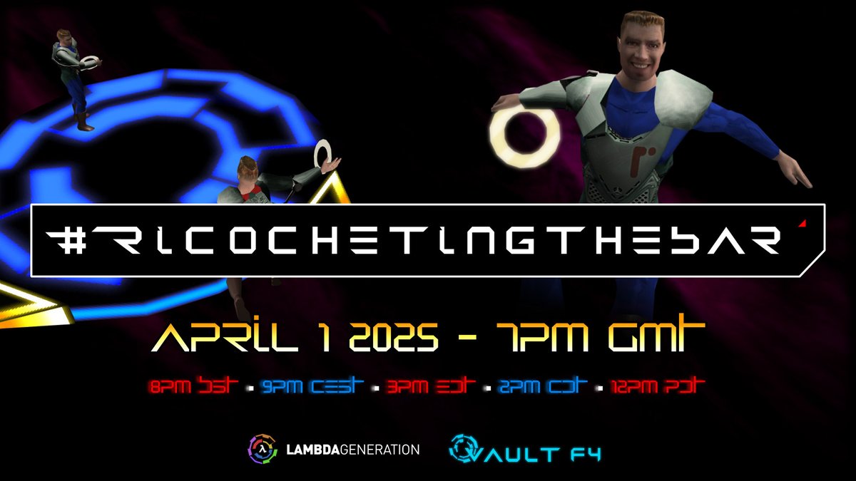 For this year’s annual Valve record-breaking event it’s time to play the one game we've all be waiting for — Ricochet.

On April 1 2025 at 7pm GMT Ricochet fans around the world will unite to break the Ricochet <a href="/SteamDB/">SteamDB</a> all-time peak player record.