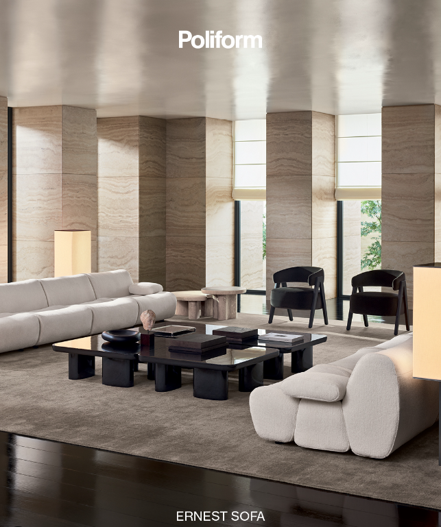 poliform_'s tweet photo. Discover Ernest sofa, an icon of contemporary living by @jm_massaud.
Its modular and deconstructed volumes establish a dynamic connection with the architectural space, creating a perfect balance between rigor and softness. https://t.co/hKoe5iLzhq