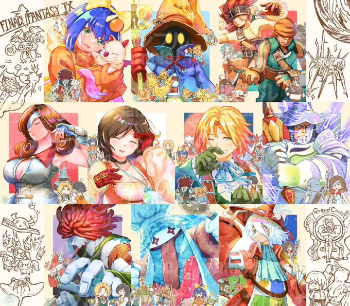FF9 原点回帰、生命がテーマの物語。キャラクターひとりひとりが今も私の胸にに生きています。この想いも私を知っている人達に伝えて生きたいです。 