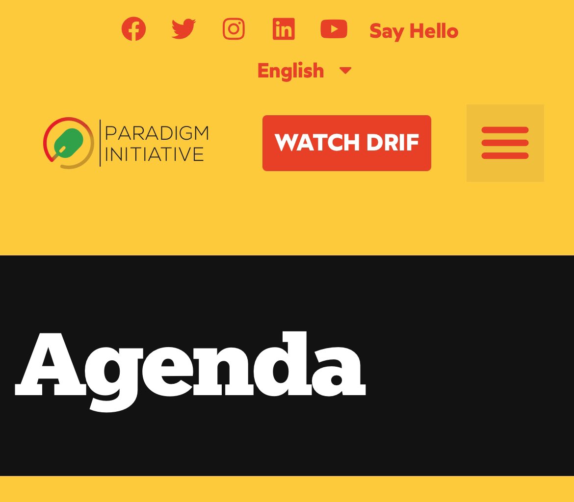 'Gbénga Ṣẹ̀san (@gbengasesan) on Twitter photo Every year, <a href="/ParadigmHQ/">Paradigm Initiative (PIN)</a> and partners build on engagements from previous editions of <a href="/DRIForum/">DRIForum</a> to build tangible solutions that address major digital rights and inclusion concerns.
The 2025 agenda is packed! drif.paradigmhq.org/agenda/
Registration for #DRIF25 is open until April 7 Every year, <a href="/ParadigmHQ/">Paradigm Initiative (PIN)</a> and partners build on engagements from previous editions of <a href="/DRIForum/">DRIForum</a> to build tangible solutions that address major digital rights and inclusion concerns.
The 2025 agenda is packed! drif.paradigmhq.org/agenda/
Registration for #DRIF25 is open until April 7