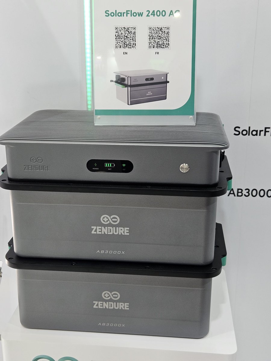 geekinfos's tweet image. Zendure SolarFlow 2400 AC en préco ! 🚀 2400W pour optimiser votre autoconsommation solaire. Kit dès 1438€. Moins de dépendance, plus d&apos;économies ! #Zendure #SolarFlow #Solaire #Autoconsommation #Énergie geekinfos.fr/2025/04/01/zen…