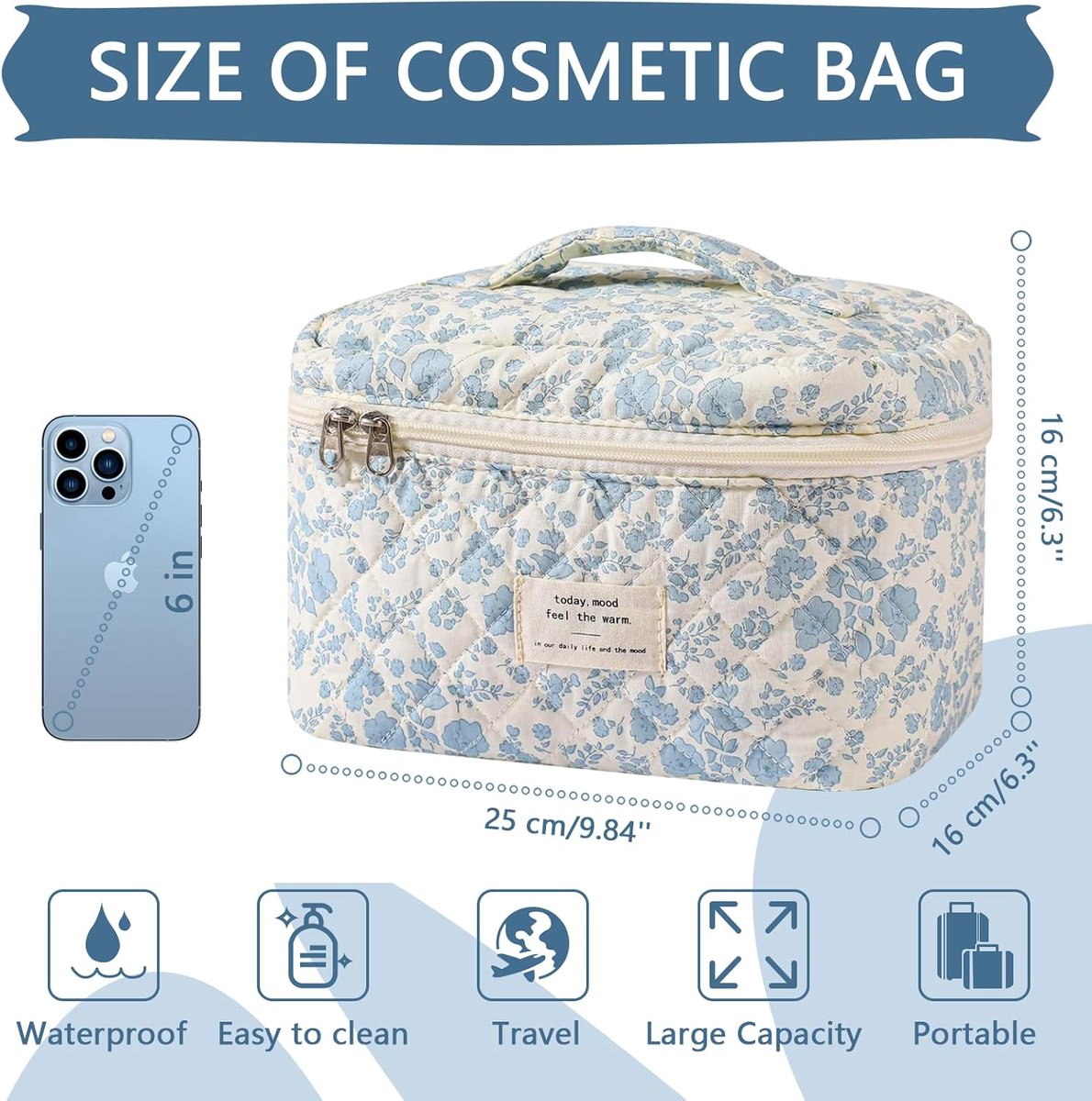 Mrs_Baboon's tweet image. 🌸 Stay organized on the go with this large makeup bag! 💄✨ You can apply your makeup anytime and anywhere, so you can stay beautiful every day. Buy now and travel in style! 🌺💁‍♀️ order.sale/RyTn #MakeupBag