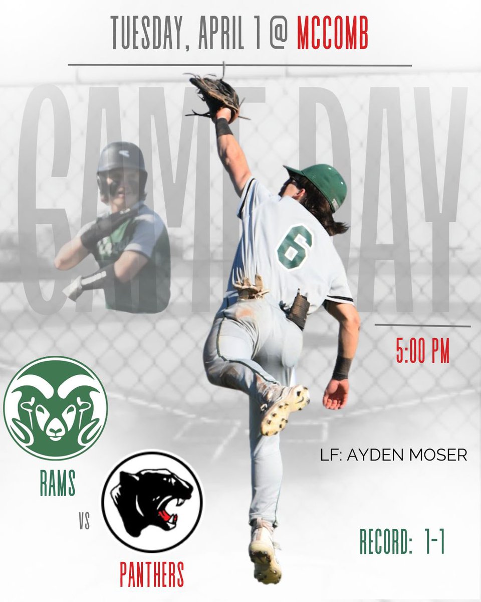 TinoraBaseball's tweet photo. Rams head to McComb tonight for game #3
📍McComb High School
⏰5:00 pm
#rambaseball https://t.co/zA6frlYdxi