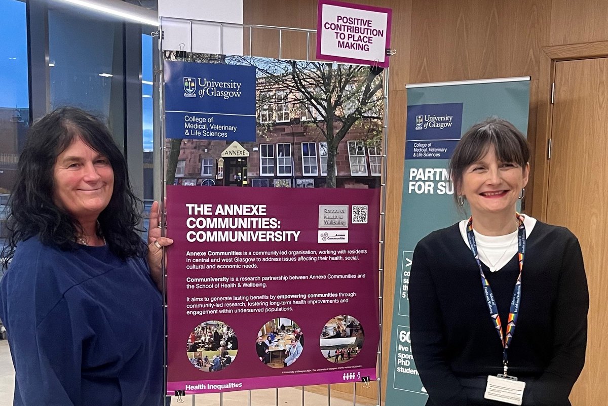 UofG School of Health & Wellbeing (@uofgshw) on Twitter photo Case study of physical activity with the Partick Communiversity now on <a href="/NIHRresearch/">National Institute for Health and Care Research</a> website.
The project is led by <a href="/ibbotson_tracy/">Tracy Ibbotson</a> and Jane Cowie at The Annexe in Partick.
#PeerResearch #CommunityPartnership #CommunityLedResearch
👉nihr.ac.uk/case-study-phy… Case study of physical activity with the Partick Communiversity now on <a href="/NIHRresearch/">National Institute for Health and Care Research</a> website.
The project is led by <a href="/ibbotson_tracy/">Tracy Ibbotson</a> and Jane Cowie at The Annexe in Partick.
#PeerResearch #CommunityPartnership #CommunityLedResearch
👉nihr.ac.uk/case-study-phy…