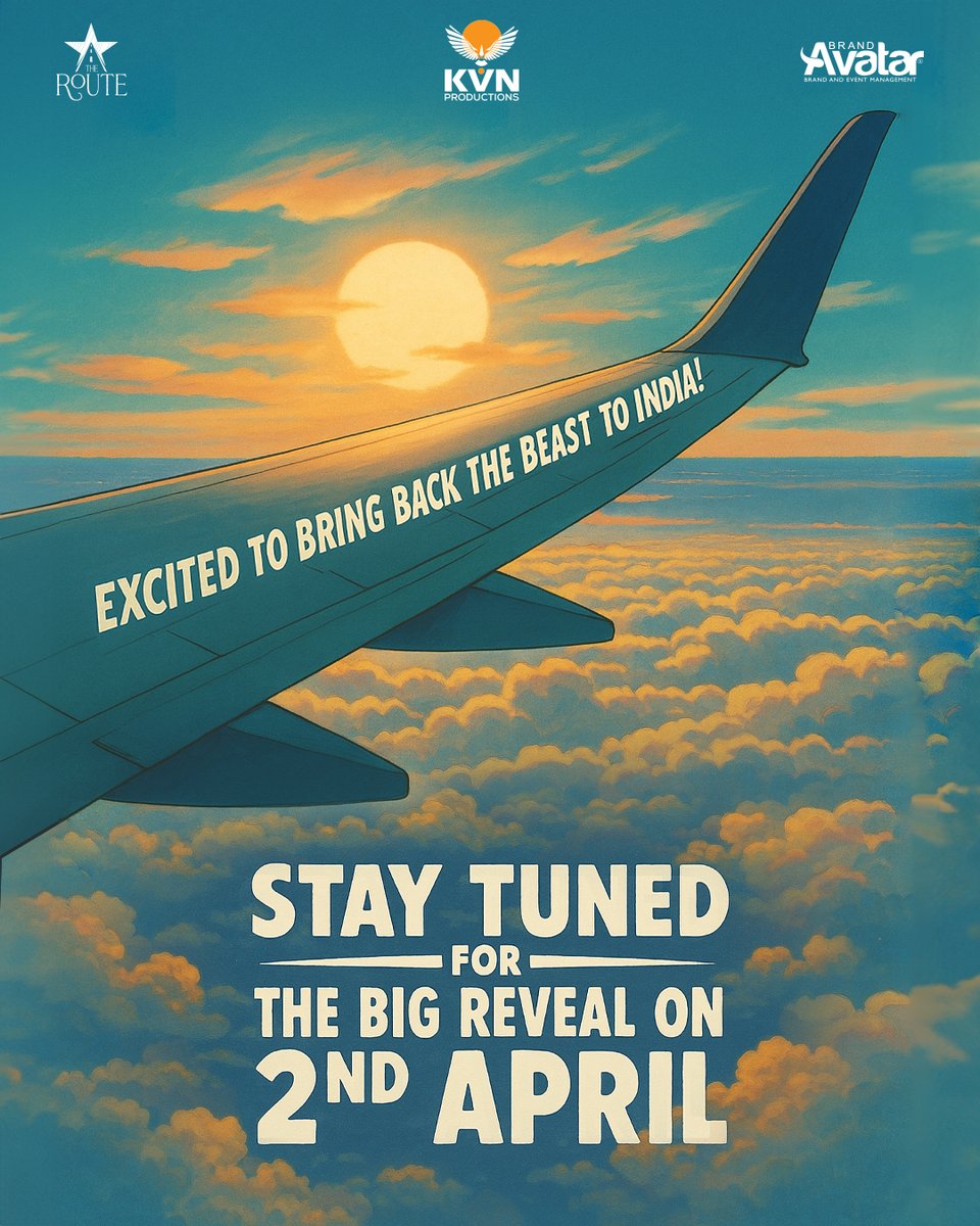 KVN Productions (@kvnproductions) on Twitter photo All Cleared for landing tomorrow! 🔥
Stay tuned 📷
<a href="/TheRoute/">TheRoute</a> <a href="/BrandAvatar/">Brand Avatar</a> <a href="/Jagadishbliss/">Jagadish</a> <a href="/LohithNK01/">Lohith NK</a> <a href="/Hem_chandran/">Hemachandran</a> All Cleared for landing tomorrow! 🔥
Stay tuned 📷
<a href="/TheRoute/">TheRoute</a> <a href="/BrandAvatar/">Brand Avatar</a> <a href="/Jagadishbliss/">Jagadish</a> <a href="/LohithNK01/">Lohith NK</a> <a href="/Hem_chandran/">Hemachandran</a>