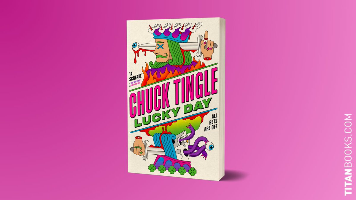 Titan Books (@titanbooks) on Twitter photo Happy April Fool's Day! It's not a prank, this really is your lucky day...
We are absolutely thrilled to announce that Titan Books will be bringing LUCKY DAY by <a href="/ChuckTingle/">Chuck Tingle</a> to the UK this Summer! 🍀
Pre-order your copy now: tinyurl.com/2s2j25ds Happy April Fool's Day! It's not a prank, this really is your lucky day...
We are absolutely thrilled to announce that Titan Books will be bringing LUCKY DAY by <a href="/ChuckTingle/">Chuck Tingle</a> to the UK this Summer! 🍀
Pre-order your copy now: tinyurl.com/2s2j25ds