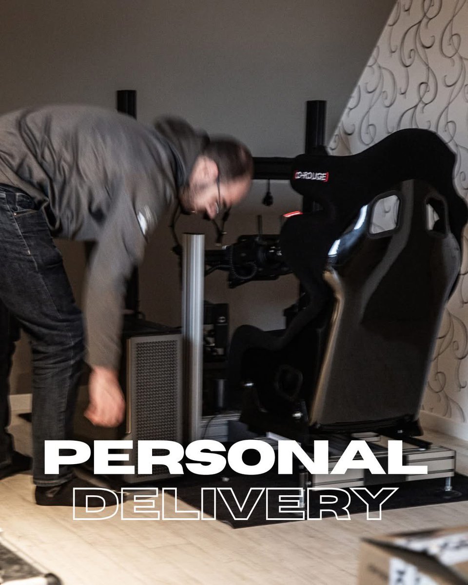 📦 DELIVERED WITH CARE. SET UP FOR PERFORMANCE. 🏎️

At O-Rouge, we go the extra mile—literally. 🚚💨 Our personal delivery service ensures that your high-performance sim racing rig arrives safely, is professionally installed, set-up, and is ready to race from the moment you sit