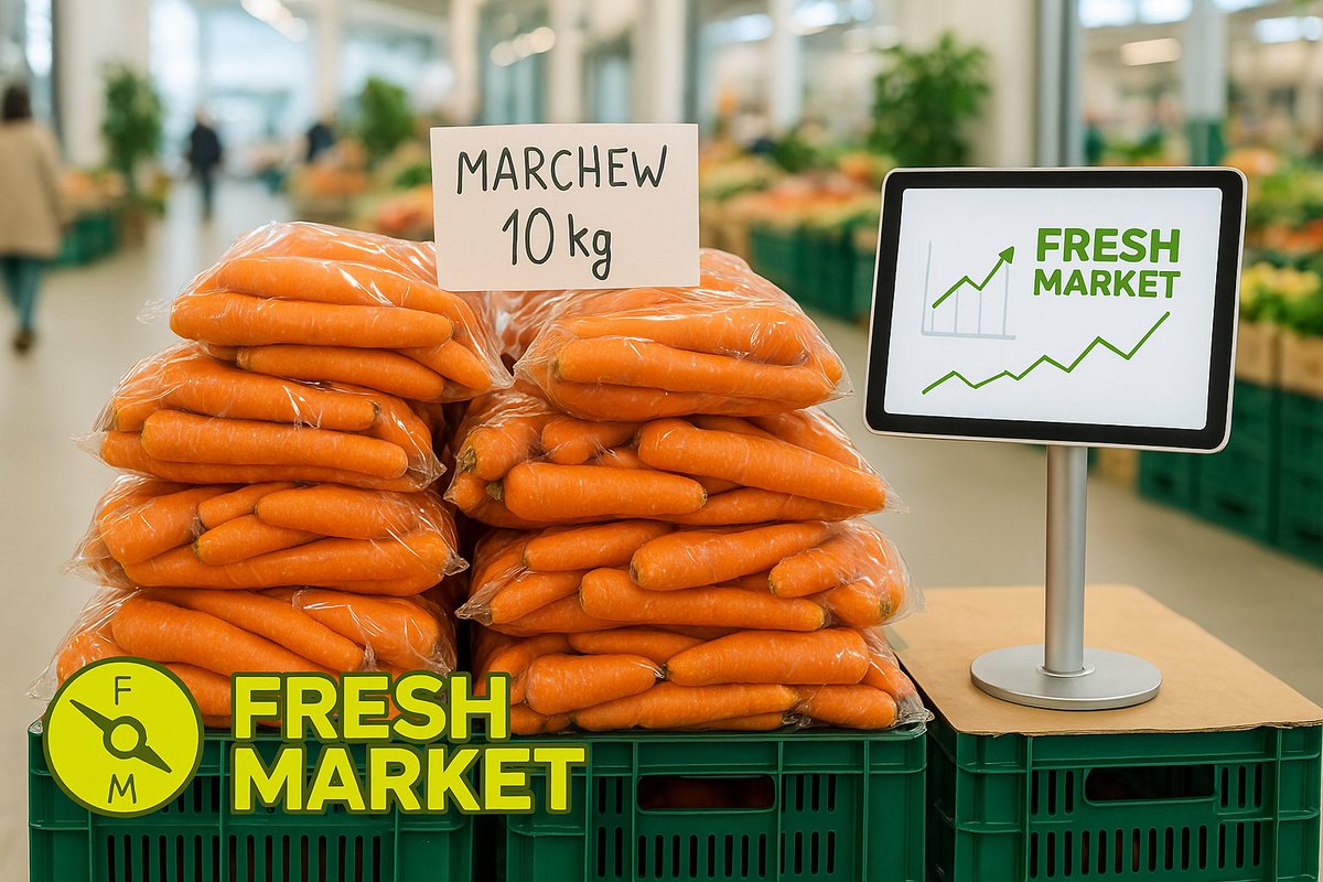 Fresh_Market_'s tweet image. 🥕📉 Ceny marchwi lekko w górę przed Świętami? Tylko dla najlepszej jakości. Reszta pod presją importu z Holandii, Włoch i Hiszpanii.
Szczegóły i wykresy 👉
 fresh-market.pl/informacje/wia…
#marchew #cenywarzyw #handelwarzywami #import #freshmarket