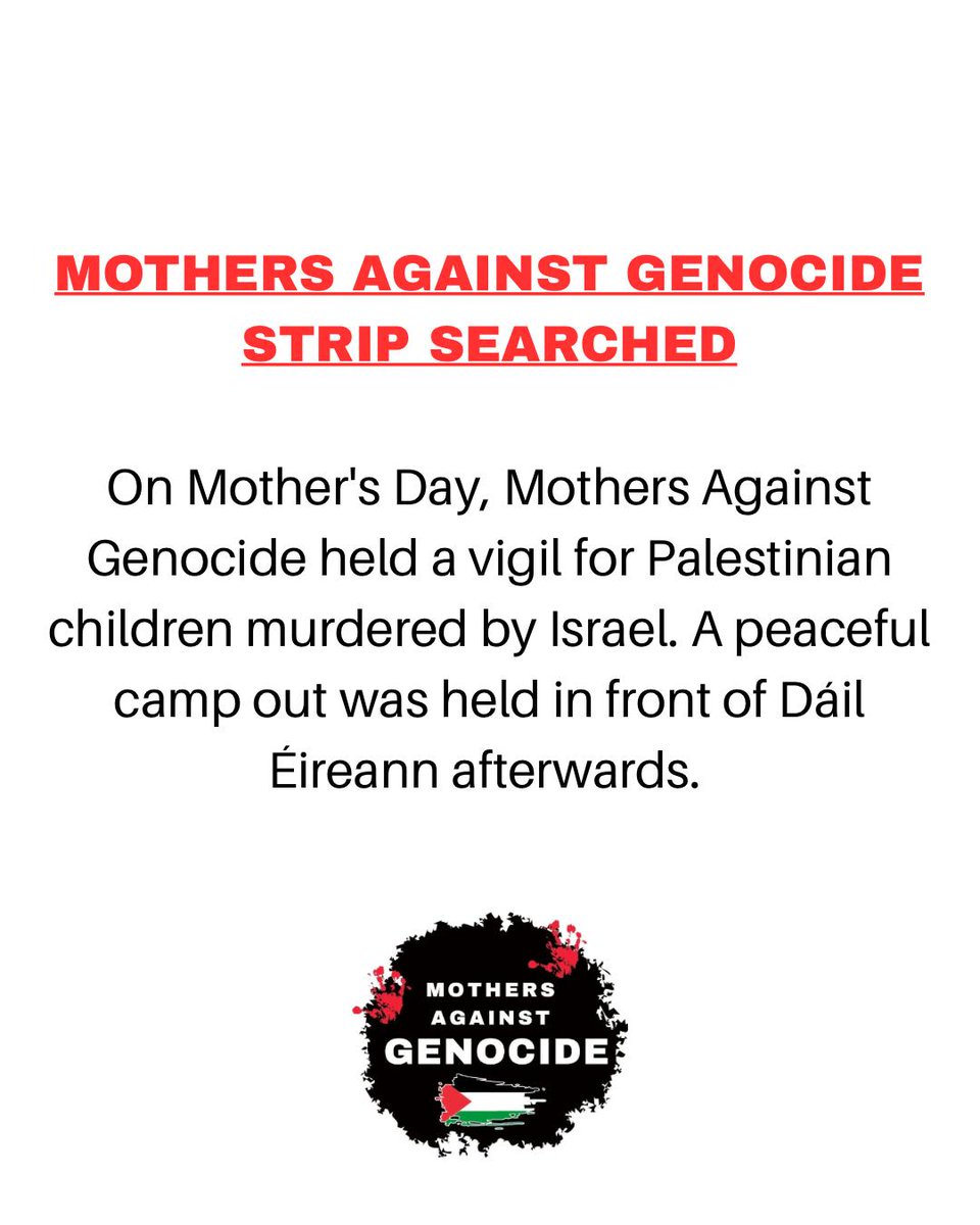 NoG3nocide's tweet image. Mothers Against Genocide members we subjected to disproportionate &amp;amp; outdated practices by Gardi yesterday. 

They used unnecessary force &amp;amp; a complaint will be made to GSOC.