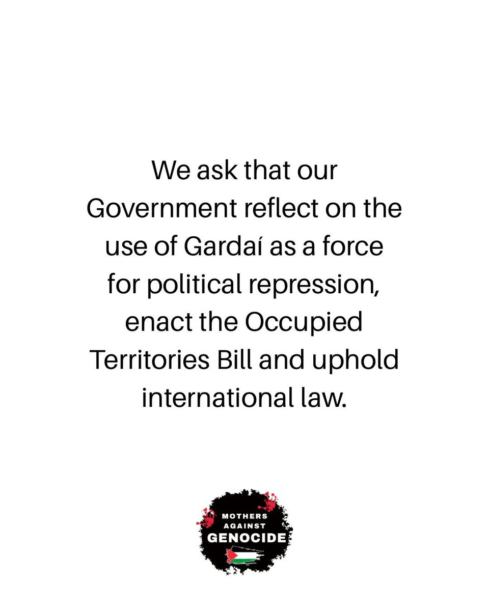 NoG3nocide's tweet image. Mothers Against Genocide members we subjected to disproportionate &amp;amp; outdated practices by Gardi yesterday. 

They used unnecessary force &amp;amp; a complaint will be made to GSOC.