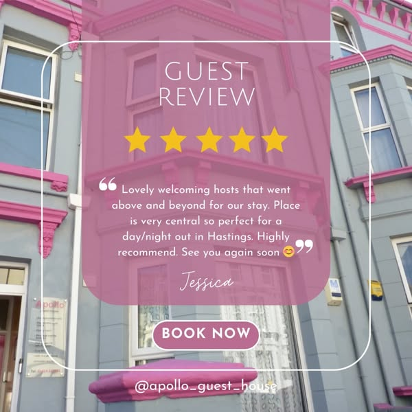 The_Apollo_GH's tweet photo. ⭐️ Testimonial Tuesday ⭐️
An 8 out of 10 from Lorna &amp; an Airbnb review from Jessica ⭐️
•
•
•
#review #reviews #hotelreview #customerreview #guestreview #feedback #customerfeedback #happycustomer #happycustomers #happyguest #happyguests #customerexperience https://t.co/clnzXYUIXM