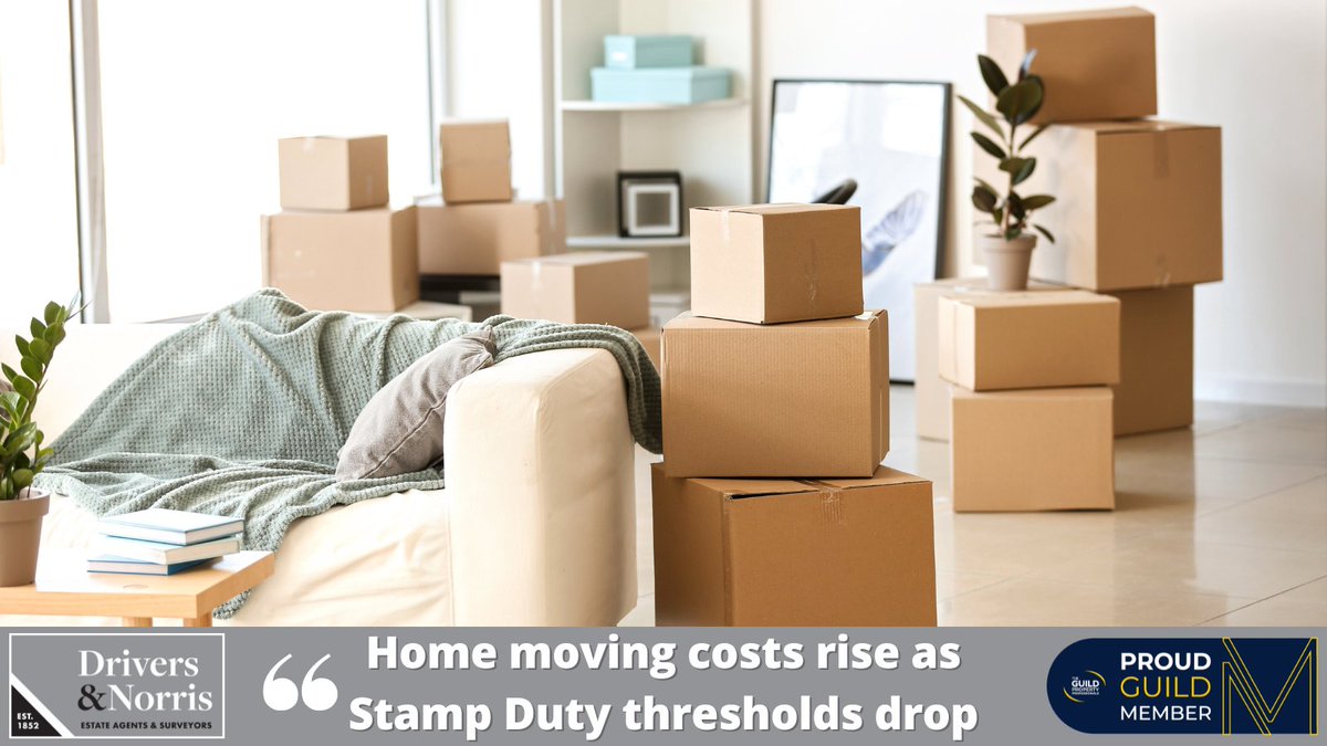 According to <a href="/YopaProperty/">Yopa</a> &amp; <a href="/EAToday/">Estate Agent Today</a>, Stamp Duty thresholds dropped today, pushing moving costs up by 13%, while the average Stamp Duty cost rose by 216%! More details here👉drivers.co.uk/news/home-movi…

Thinking of moving? Contact us today!👉drivers.co.uk/contact-us/

#TheGuild