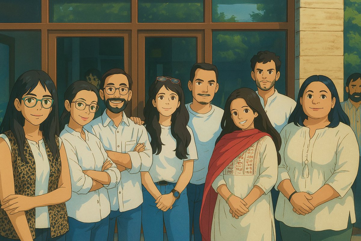 teamcodeaegis's tweet photo. Everyone’s jumping on the Ghibli trend, so we thought, why not take it up a notch?

We asked ChatGPT to transform 𝗧𝗲𝗮𝗺 𝗖𝗼𝗱𝗲𝗔𝗲𝗴𝗶𝘀'𝘀 images into whimsical 𝙂𝙝𝙞𝙗𝙡𝙞-𝙨𝙩𝙮𝙡𝙚 𝙖𝙧𝙩!
Here is the result:
#ghibli #AI #Art #technology #codeaegis https://t.co/i7YS83eJjq