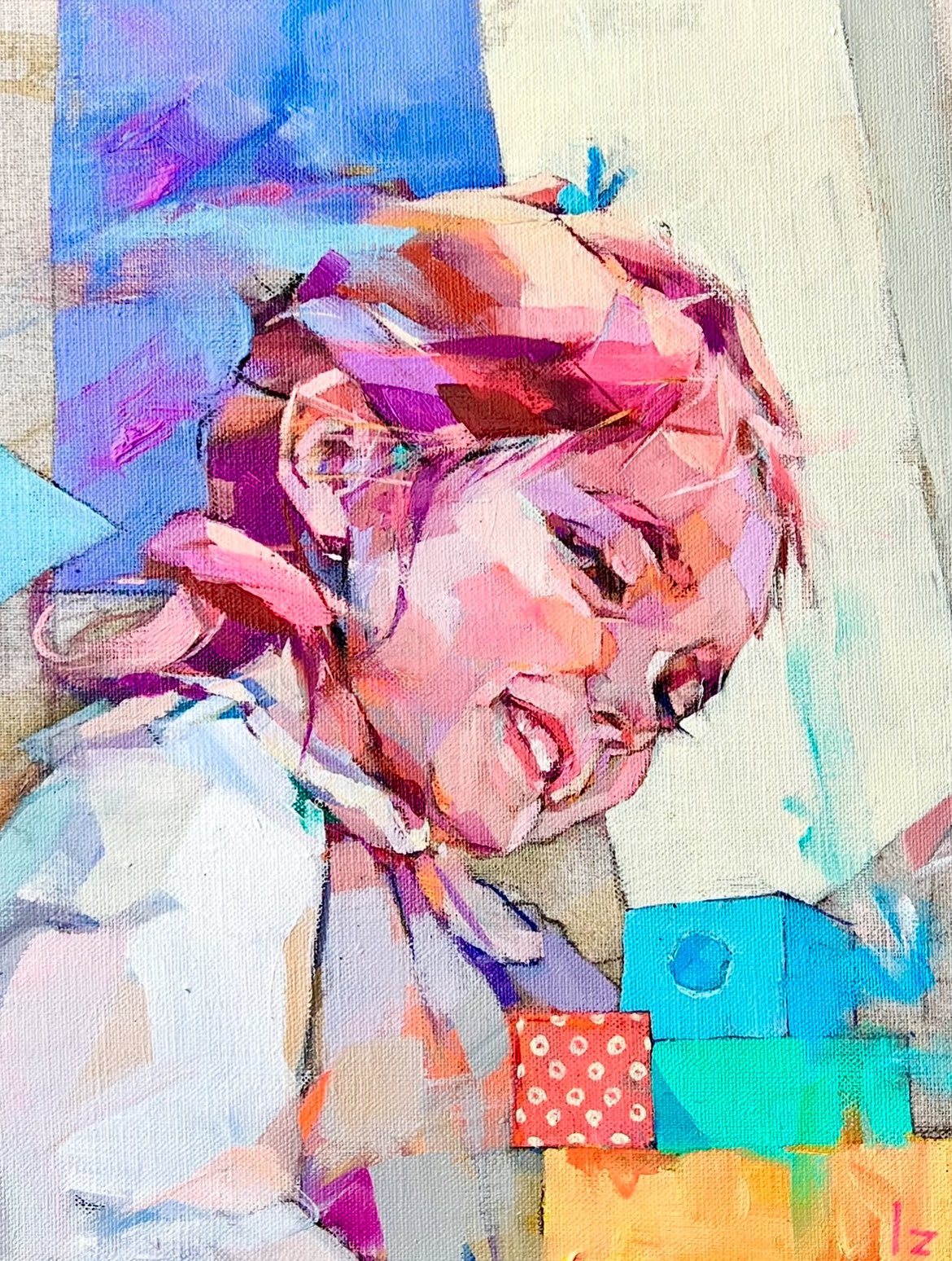 絵画。原画【美しい花かごを持ってかわいいワンちゃんとデートに行く】 Yahoo!オークション - 【GLC】藤岡心象 「花かご」 一枚の絵取扱
