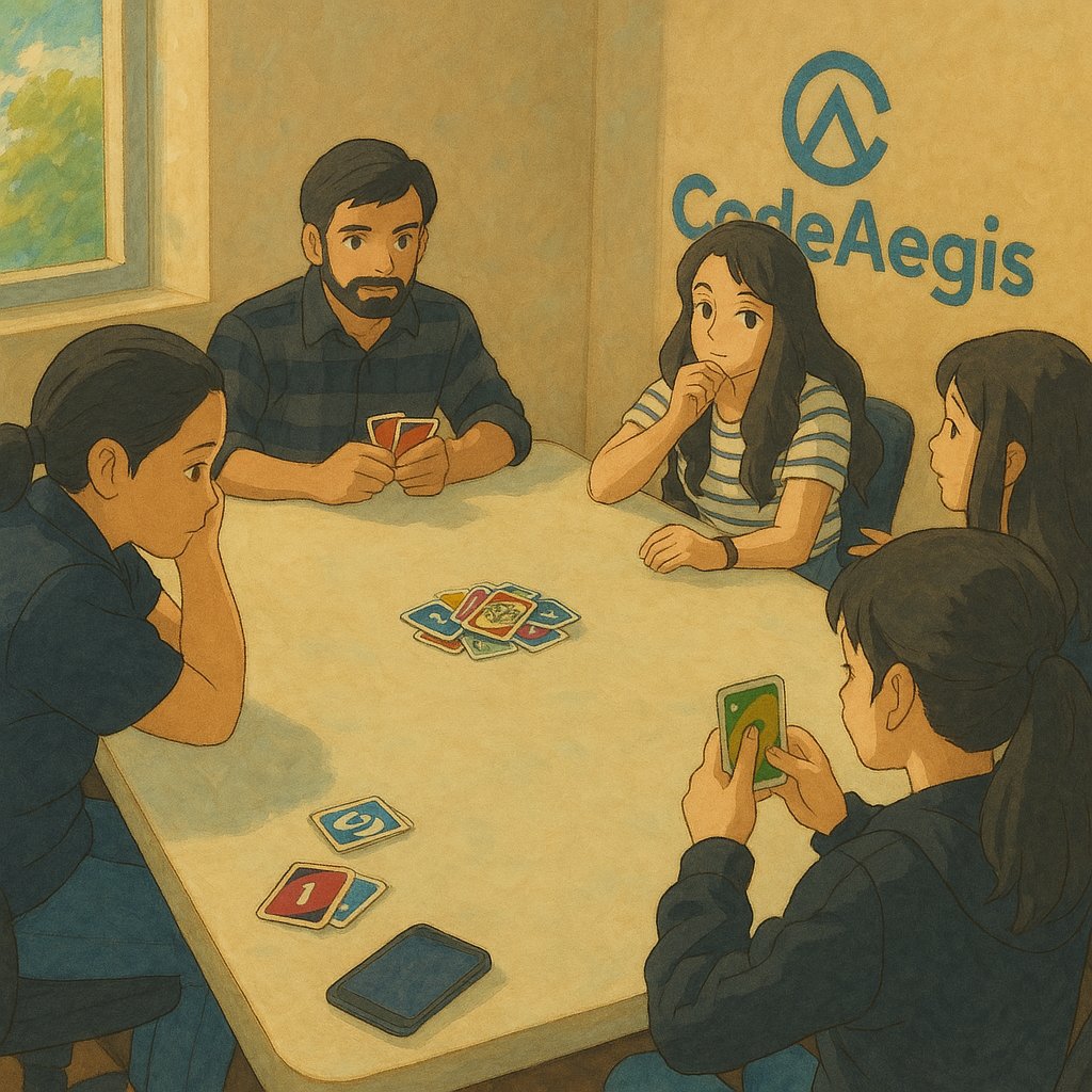 teamcodeaegis's tweet photo. Everyone’s jumping on the Ghibli trend, so we thought, why not take it up a notch?

We asked ChatGPT to transform 𝗧𝗲𝗮𝗺 𝗖𝗼𝗱𝗲𝗔𝗲𝗴𝗶𝘀'𝘀 images into whimsical 𝙂𝙝𝙞𝙗𝙡𝙞-𝙨𝙩𝙮𝙡𝙚 𝙖𝙧𝙩!
Here is the result:
#ghibli #AI #Art #technology #codeaegis https://t.co/i7YS83eJjq
