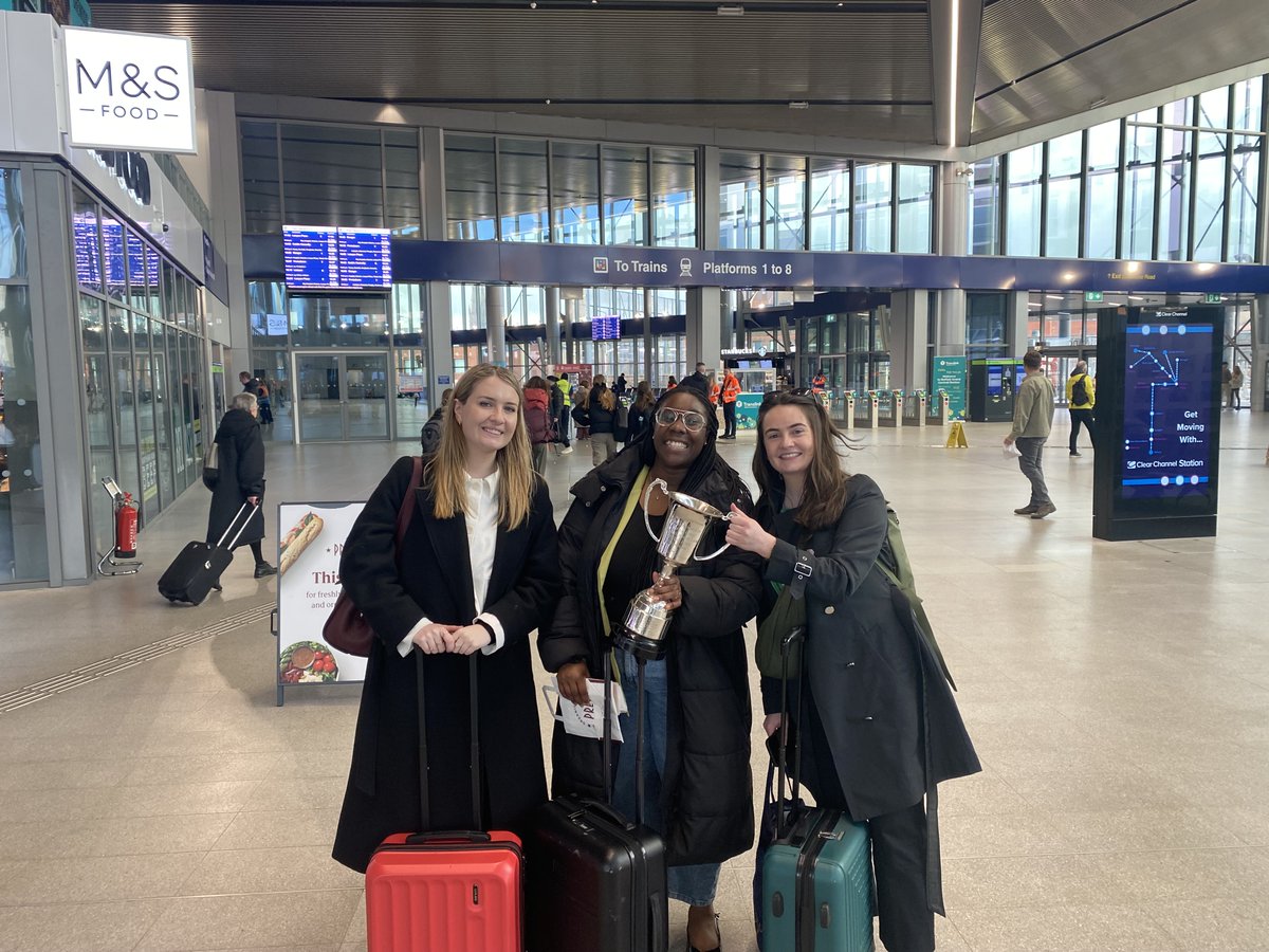 Congratulations to Katie McCarthy (A&amp;L Goodbody), Grace Oladipo (Arthur Cox) and Sarah Scobie (Maples) - coached by Paul Breslin - who won the Irish Red Cross Corn Adomnáin International Humanitarian Law Competition in Belfast!