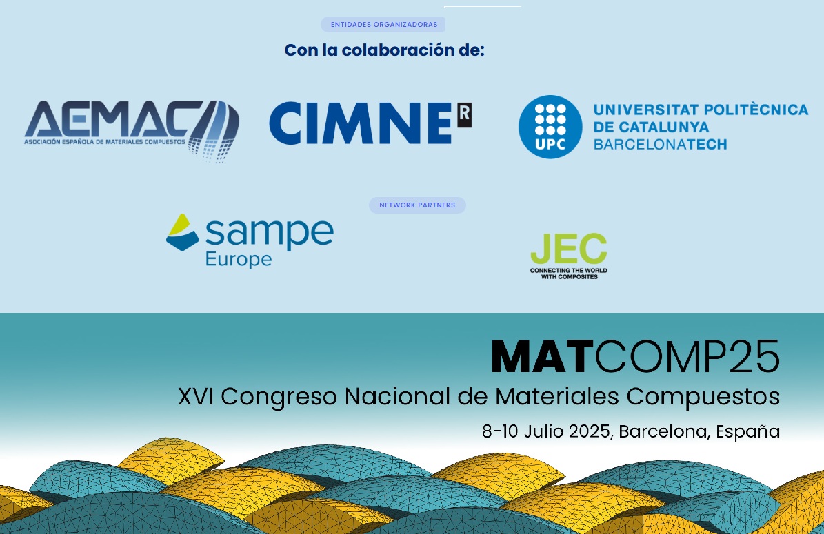 ℂ𝕠𝕞𝕖𝕟𝕫𝕒𝕞𝕠𝕤 𝔸𝔹ℝ𝕀𝕃, 𝕔𝕠𝕟 𝕝𝕒 𝕕𝕚𝕗𝕦𝕤𝕚𝕠́𝕟 𝕕𝕖 #𝕄𝔸𝕋ℂ𝕆𝕄ℙ𝟚𝟝. 

Agradecer el apoyo #internacional como #NetworkingPartners en la XVI Ed #CongresoNacional de #MaterialesCompuestos.

𝕃𝕒𝕤 𝕖𝕟𝕥𝕣𝕒𝕕𝕒𝕤 𝕪𝕒 𝕖𝕤𝕥𝕒́𝕟 𝕒 𝕝𝕒 𝕧𝕖𝕟𝕥𝕒 ...
