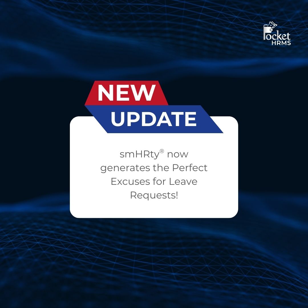 PocketHRMS's tweet image. Just Kidding!
But smHRty does help in solving your queries quickly…
Happy April Fools’ Day!
#AprilFoolsDay #HRChatbot #HRMSSoftware #PocketHRMS