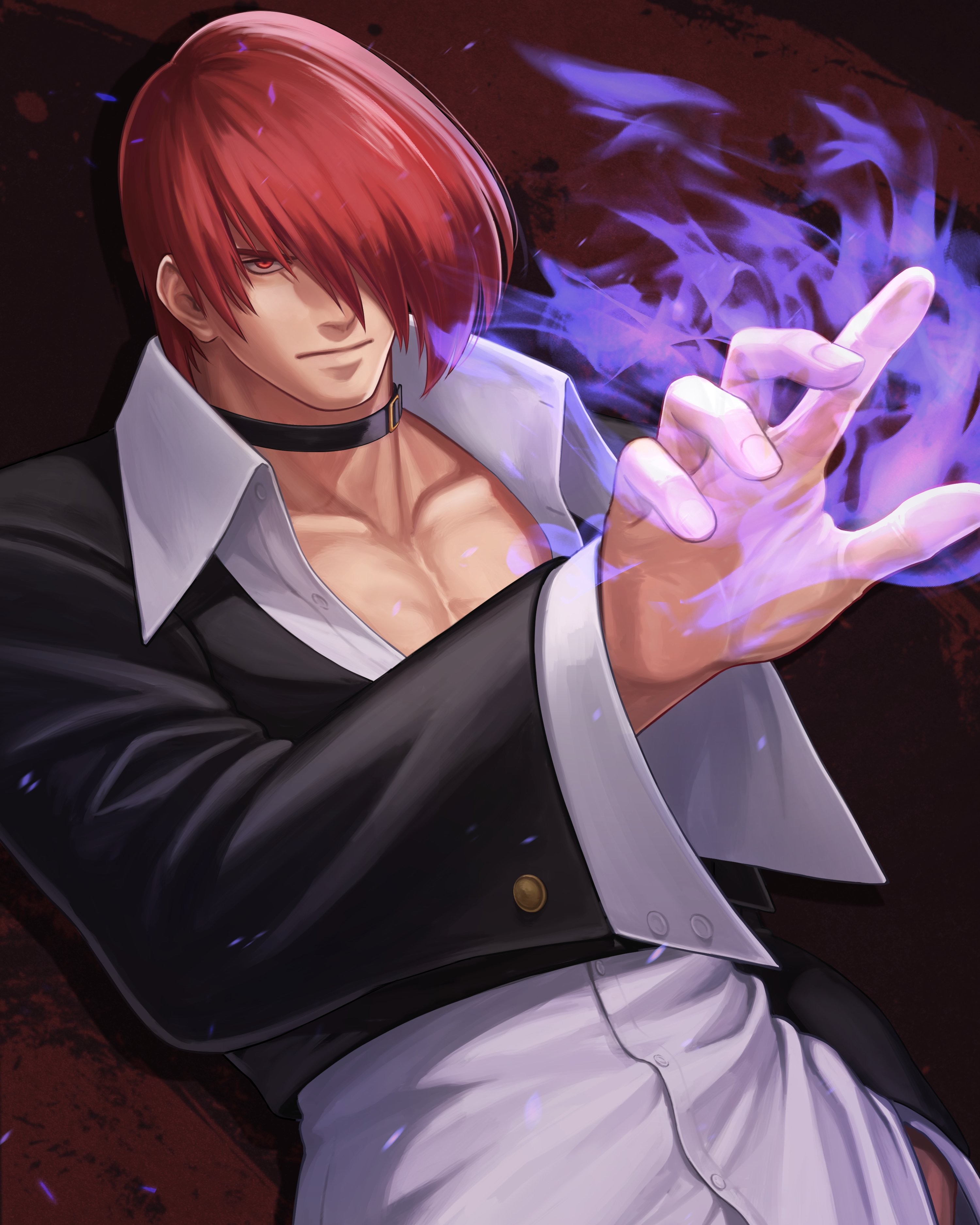 レア★KOF 八神庵　プレミアムビジュアルタペストリー　庵Vol.3 SNK THE KING OF FIGHTERS XV 3Dクリスタル 八神庵、草薙京
