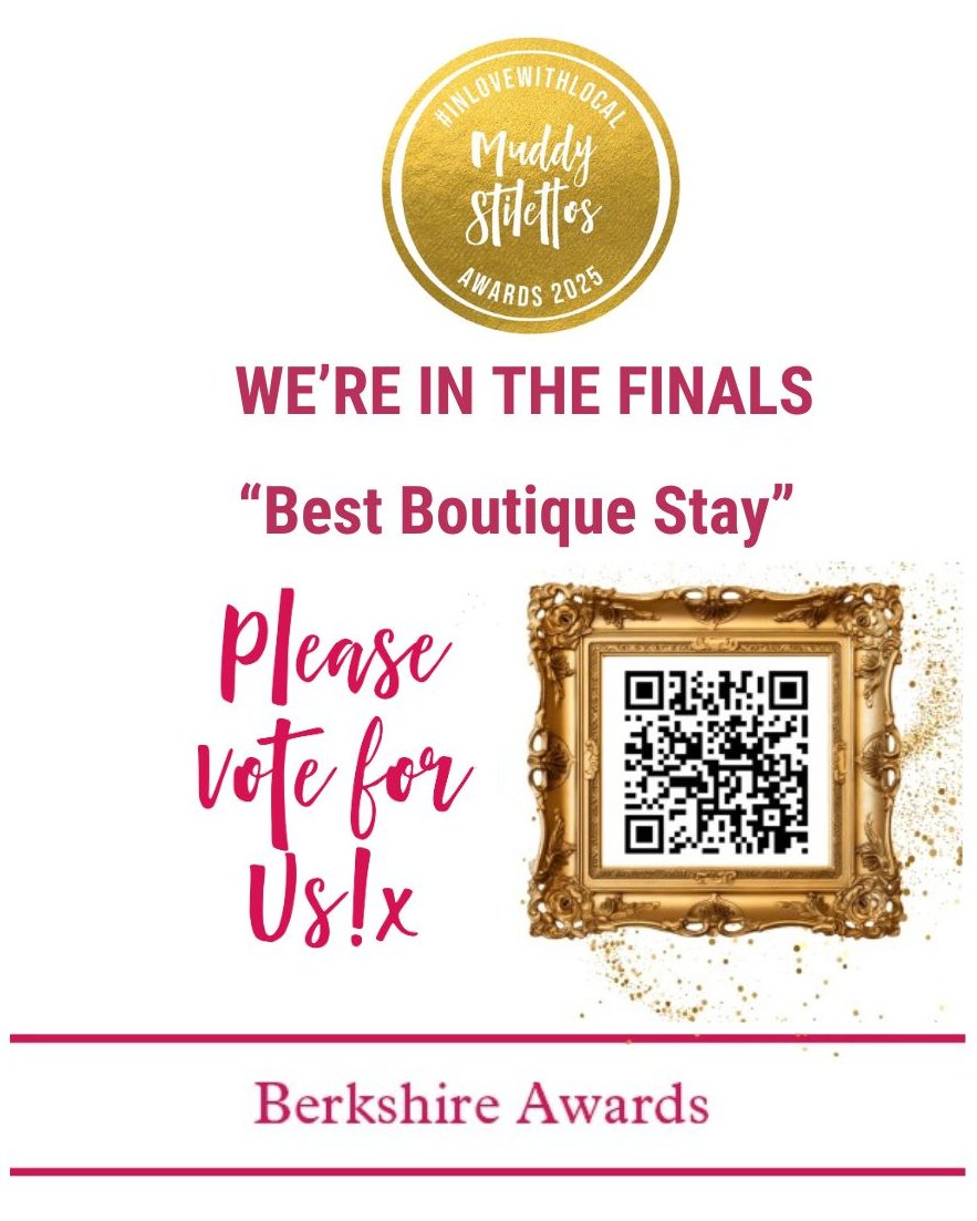 We're thrilled to be through to the Muddy Stilettos 2025 Regional Finals for "Best Boutique Stay"! Voting closes on 15th April. Please vote for us at bit.ly/4hZQfNt 💫 

#hurleyhousehotel #muddyawards2025 #inlovewithlocal