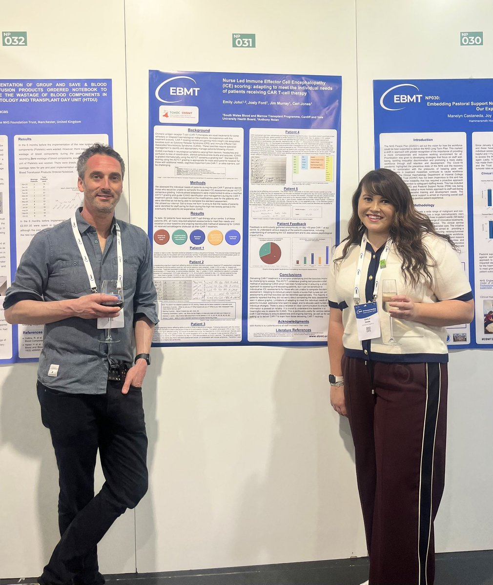 Emily John (@emilyjohn25) on Twitter photo Two posters at #EBMT25 .. one displaying adaptations to standard ICE scoring and one exploring how <a href="/AnthonyNolan/">Anthony Nolan</a> has supported CAR-T patients with financial support since last year! <a href="/TheEBMT/">The EBMT</a> <a href="/TheEBMT_Nurses/">EBMT Nurses</a> Two posters at #EBMT25 .. one displaying adaptations to standard ICE scoring and one exploring how <a href="/AnthonyNolan/">Anthony Nolan</a> has supported CAR-T patients with financial support since last year! <a href="/TheEBMT/">The EBMT</a> <a href="/TheEBMT_Nurses/">EBMT Nurses</a>