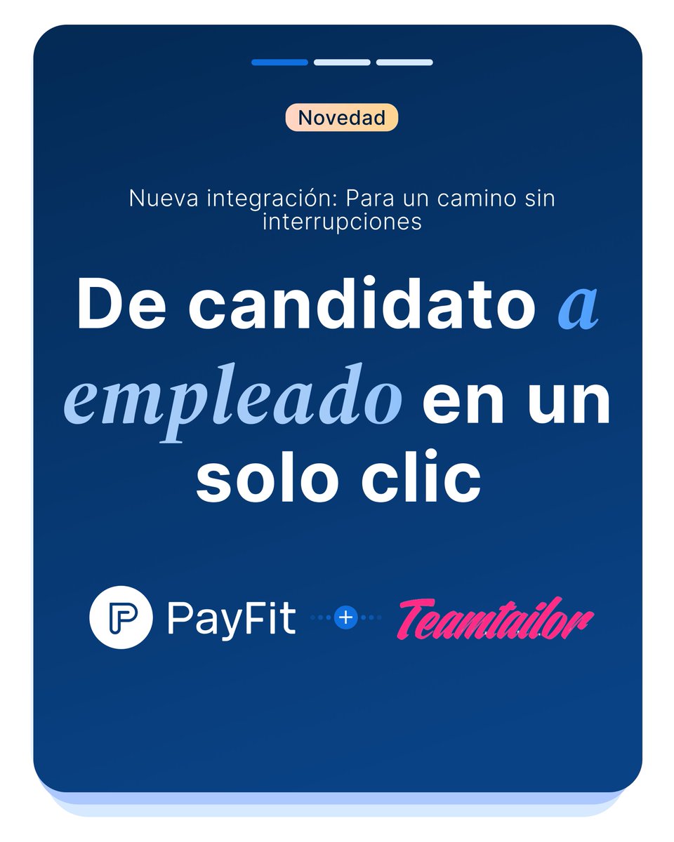 PayFit España tweet media
