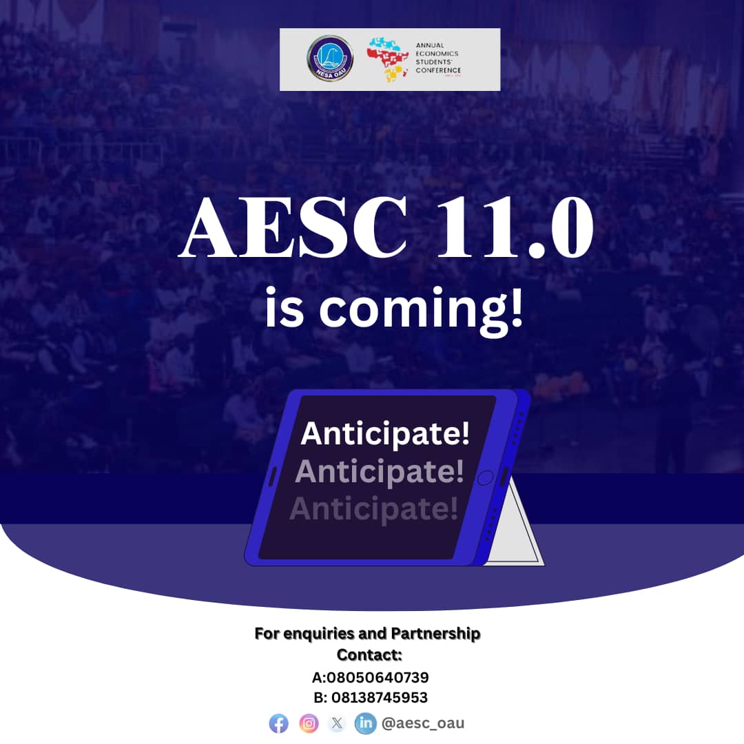 NESA_OAU's tweet photo. Another month is here!!!🥳😇

Wishing you a month filled with love, laughter, and success!

NESANs, shine on!

Remember AESC 11.0 is coming ✨
©TEAM IMPACT 

#greatife  #greatifestudents. #nesaoau #aesc #economicsstudents #newmonth
                    https://t.co/qi5HYg3684 https://t.co/pDs8igeI17