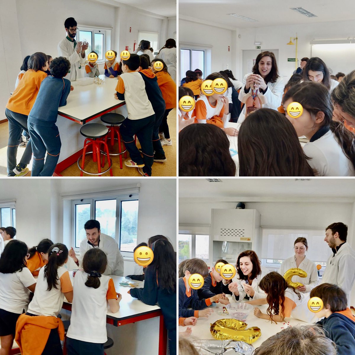 JnmLab's tweet photo. Last Friday was Back to school day at Colegio Bissaya Barreto! @cnc_uc @UnivdeCoimbra  👏 https://t.co/drXIuaL8xL