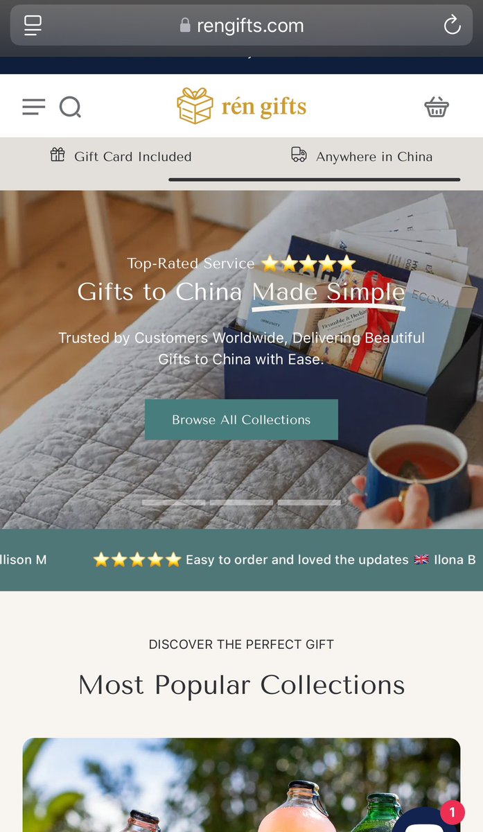 Mon agent Chinois a perdu un proche, du coup j’ai voulu lui faire un cadeau pr la réconforter 

et jai découvert ce site qui est spécialement dédiée pour les étrangers qui veulent offrir a des Chinois

C’est trop smart parce que c’est trop galère d’envoyer des cadeaux en Chine.