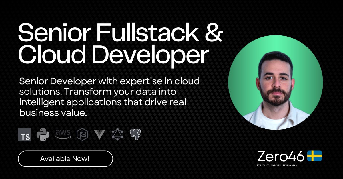 🚀 Looking for my next consulting gig starting May 2025!

Wrapping up an amazing year as Senior Backend Dev @ Careium (healthtech, IoT, AWS).

Industries I have experience from: 
- Smart buildings, healthcare, energy, industrial IoT

🎯 Do you or your company have any exciting