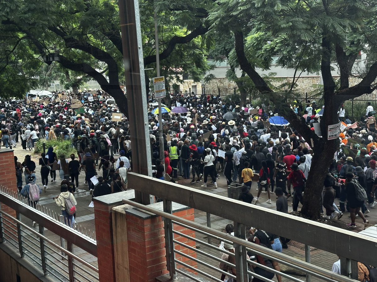 Lynette_SA's tweet photo. Happening in Pretoria CBD right now. #JusticeForCwecwe https://t.co/W9nAO9ssLl