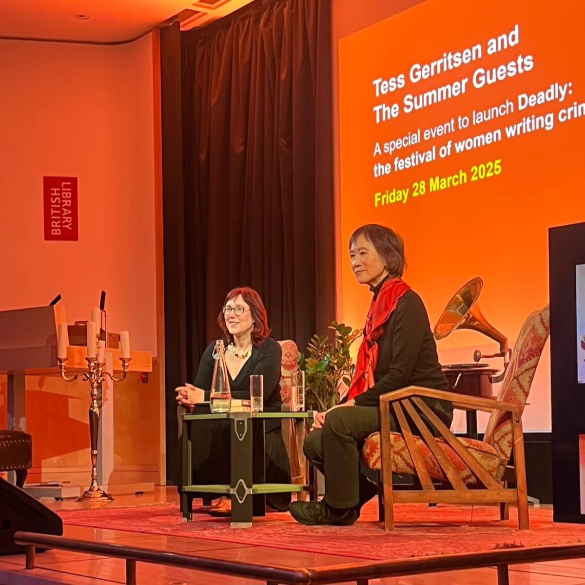 Sam Blake (@samblakebooks) on Twitter photo Definitely one of my favourite interviews - with the incredible <a href="/tessgerritsen/">tess gerritsen</a> at the <a href="/britishlibrary/">British Library</a>, the first stop on her UK tour.
Huge thanks to <a href="/BeeRowlatt/">Bee Rowlatt</a> programmer extraordinaire🙏
Deadly was such a fantastic festival of women's crime writing - may there be many more! Definitely one of my favourite interviews - with the incredible <a href="/tessgerritsen/">tess gerritsen</a> at the <a href="/britishlibrary/">British Library</a>, the first stop on her UK tour.
Huge thanks to <a href="/BeeRowlatt/">Bee Rowlatt</a> programmer extraordinaire🙏
Deadly was such a fantastic festival of women's crime writing - may there be many more!