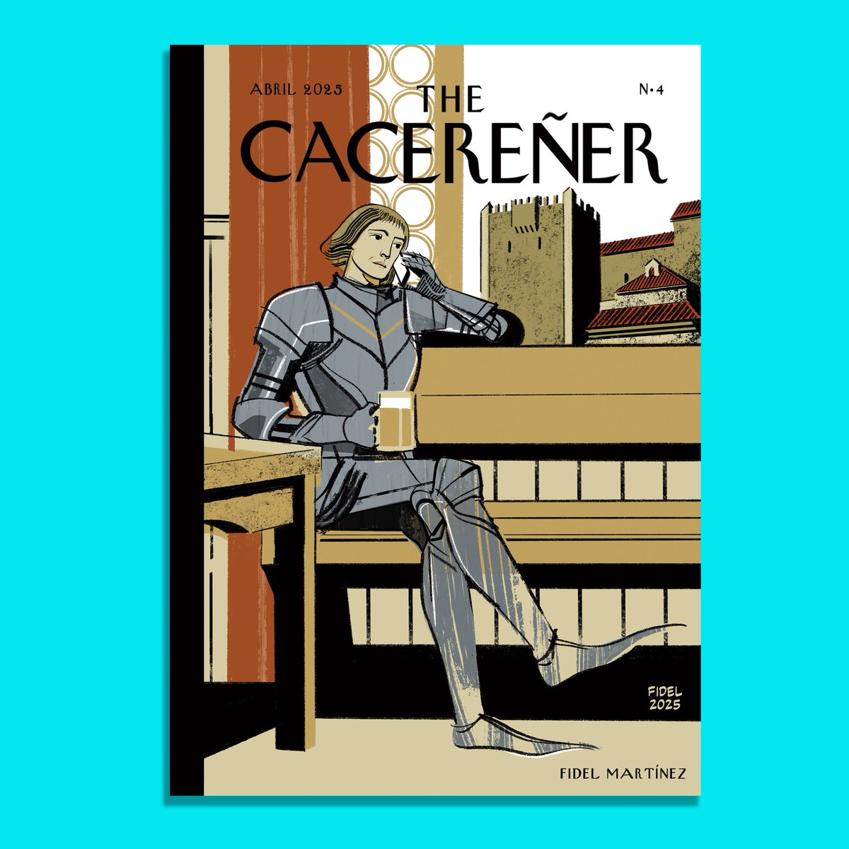 #TheCacereñer4 Fidel Martínez
 Caminar por #Caceres viajar al pasado medieval ¿y si el pasado y el presente se mezclaran?
Una de las voces más personales del cómic actual. Su última obra, “Hijos del fuego” ambientada en Chernóbil, ha sido aclamada por la toda la crítica.