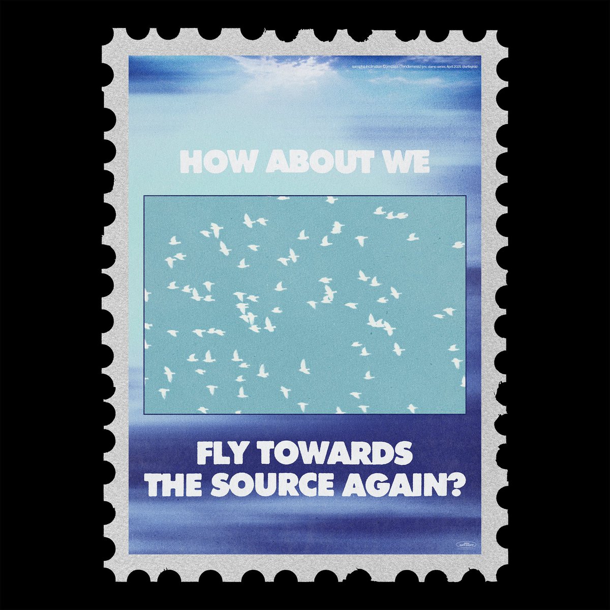 turning some of my favourite lyrics into stamps.