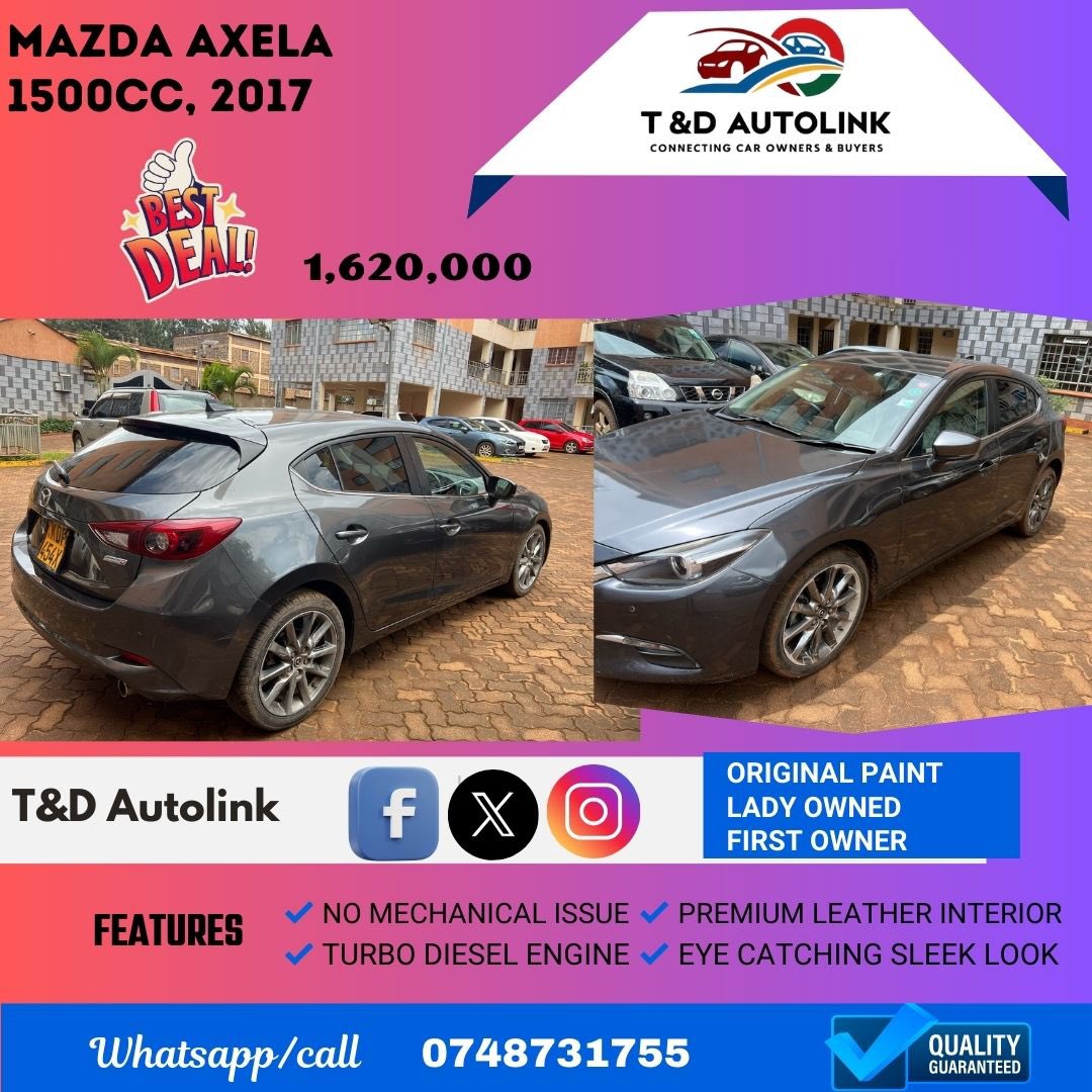 tdAutolink's tweet image. Standout Features:
✅Sleek design that demands attention
✅Turbo diesel engine: power meets efficiency
✅Plush leather seats for a premium feel
✅Meticulously cared for, zero issues
✅Lady-owned; she is the first owner
Contact 0748 731755
Best Price: 1.62M

#KSh10BillionDecision