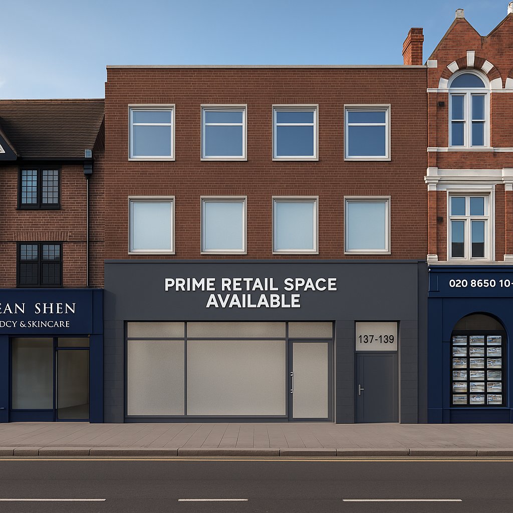 Prime Retail Opportunity in the Heart of Beckenham High Street
900 SQFT retail unit with an impressive 5m floor-to-ceiling height, located in the vibrant and affluent Beckenham High Street. For more info email hello@outacc.co.uk