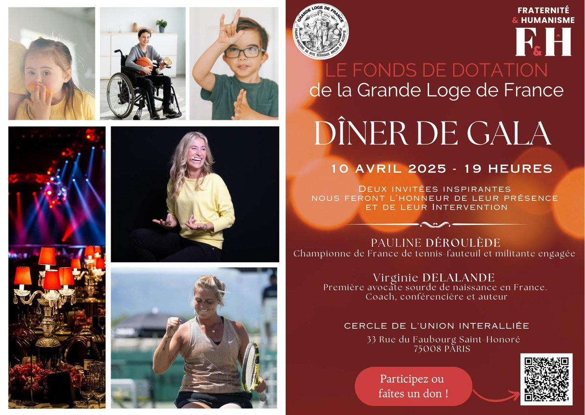 J-9 Il vous reste encore quelques jours pour faire un don et participer à notre premier Dîner de gala caritatif : helloasso.com/associations/f…