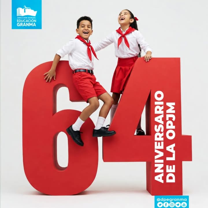 Felicidades a nuestros pioneros en su 64 aniversario 
#PorCamagüeyTodo 
#CubaMined