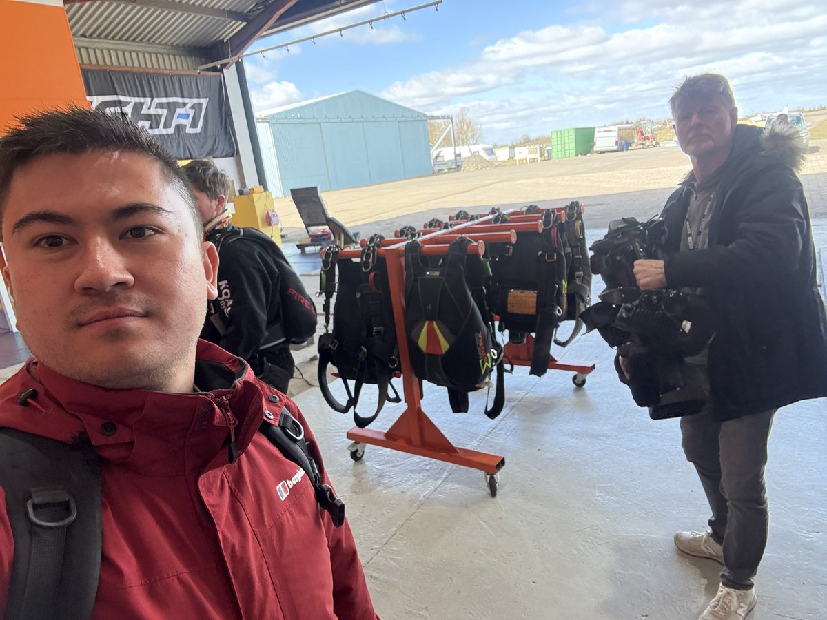 Today, we go skydiving

Well not quite me, but a 90-year-old RAF veteran 

See how it goes on BBC Look North at 1330 and 1830 today