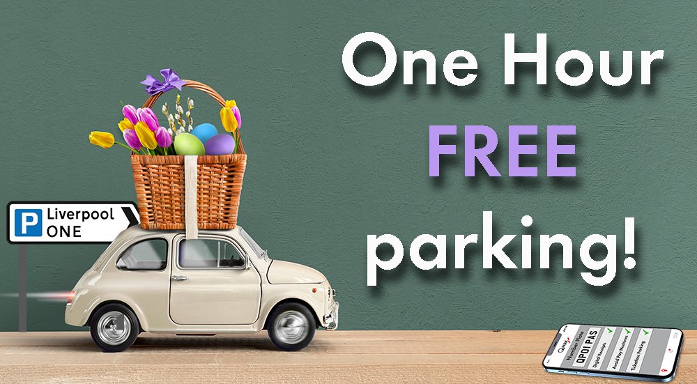 Q-Park UK (@qpark_uk) on Twitter photo 🐣 This April, get 1 hour FREE parking at Q-Park in
<a href="/Liverpool_ONE/">Liverpool ONE</a> when you stay 4+ hours! Shop, dine & enjoy Easter fun - on us! 🚗✨ q-park.co.uk/en-gb/liverpoo… 🐣 This April, get 1 hour FREE parking at Q-Park in
<a href="/Liverpool_ONE/">Liverpool ONE</a> when you stay 4+ hours! Shop, dine & enjoy Easter fun - on us! 🚗✨ q-park.co.uk/en-gb/liverpoo…
